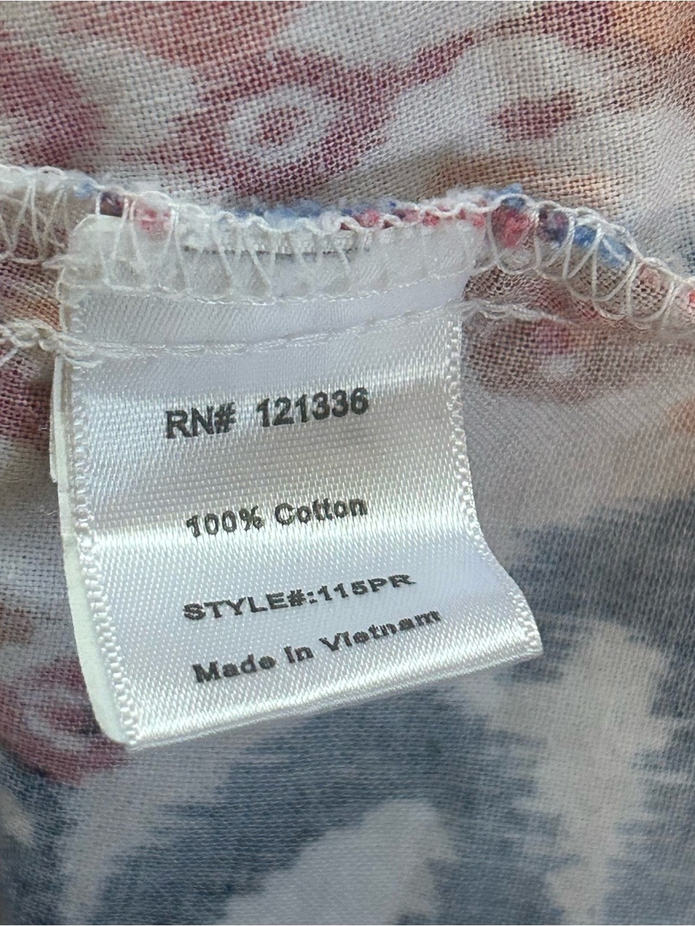 Koi Scrub Top Colorful Orange Multi V-neck Side Waist Tie Pockets Sz M - Picture 7 of 11